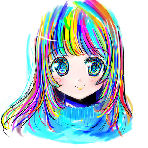 Rainbow Girl artwork